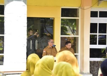 Pimpin Apel Pagi, Pj Wali Kota Ingatkan Soal Capaian Program Satker