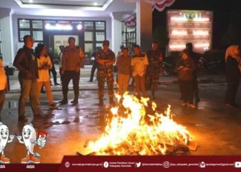 KPU Kabgor Musnahkan 1.383 Lembar Surat Suara Rusak