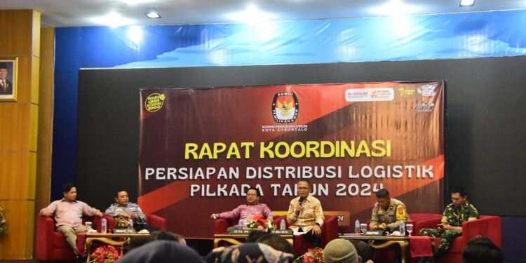 Pj Wali Kota Hadiri Rakor Persiapan Distribusi Logistik Pilkada