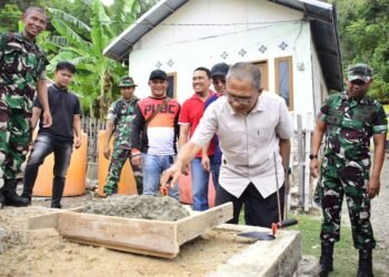 Penanganan Kemiskinan Ekstrem: Lima Unit Mahyani di Tanjung Kramat Resmi Dibangun