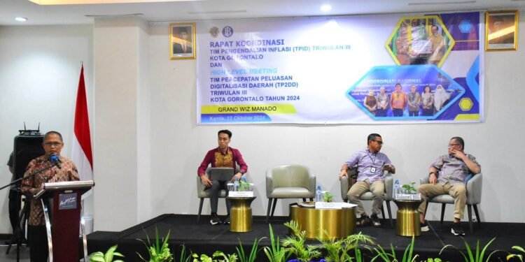 Pemkot Gorontalo Gelar High Level Meeting TPID dan TP2DD Triwulan III