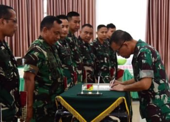 Cegah Korupsi dan Tingkatkan Pelayanan, Korem 133/Nani Wartabone Canangkan Zona Integritas WBK dan WBBM
