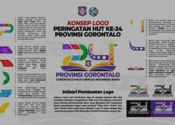 Pemprov Gorontalo Rilis Logo HUT Ke 24 Provinsi Gorontalo, Ini Penampakannya