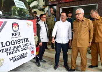 KPU Kota Gorontalo Mulai Distribusikan Logistik, Penjagub Rudy Harap Selesai Tepat Waktu