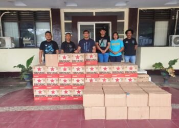 Polresta Gorontalo Kota Sita Ribuan Botol Miras