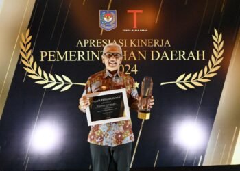 Provinsi Gorontalo Raih Penghargaan Terbaik Kategori Daya Saing Daerah Fiskal Rendah