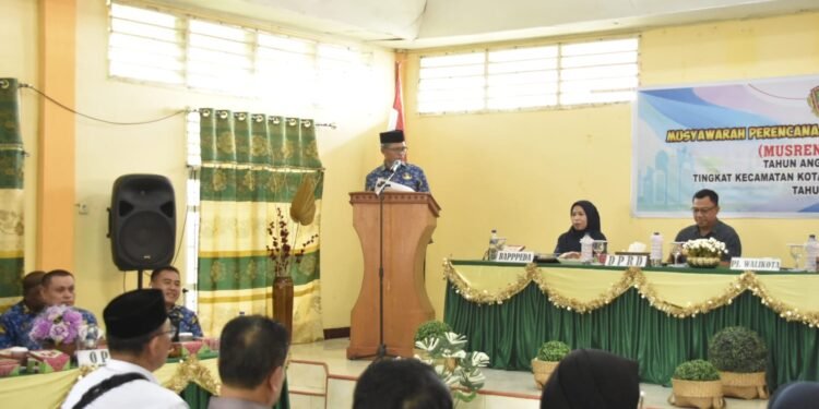 Buka Musrembang Kecamatan, Pj Walikota Harap RPJMD 2025 – 2029 Berjalan Baik