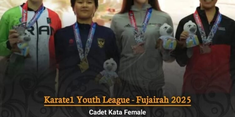 Karateka Gorontalo Raih Medali Emas Di WKF Youth League Di Fujairah UEA