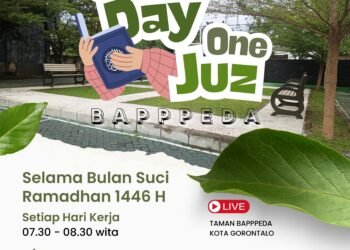 Bappeda Kota Gorontalo Laksanakan Program One Day One Juz Selama Ramadan