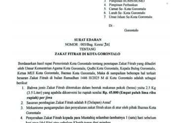 Resmi Ditetapkan, Zakat Fitrah Tahun 2025 Sebesar Rp 45 Ribu