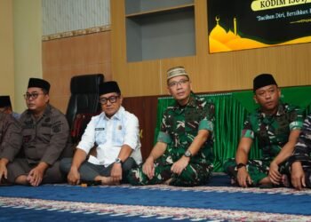 Wawali Indra Hadiri Bukber Dengan Danrem 133/Nani Wartabone