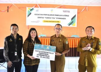 Kota Gorontalo Terima Bantuan Atensi Senilai Rp 59 M Dari Sentra Tumou Tou