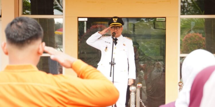 Wawali Indra Pimpin Upacara Peringatan Hari Otda ke-29