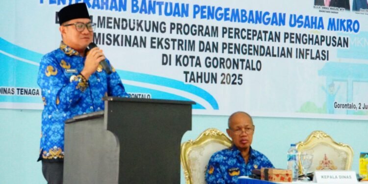 Pemkot Gorontalo Salurkan Bantuan Kepada 91 Pelaku Usaha Mikro