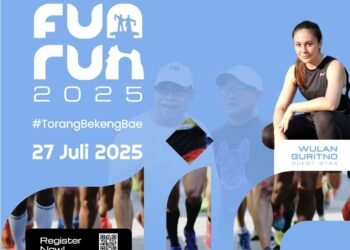 Warga Antusias, Peserta AIR Fun Run Membludak