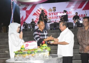 Di Upacara dan Resepsi HUT ke-79 Bhayangkara, Adhan Puji Kapolresta