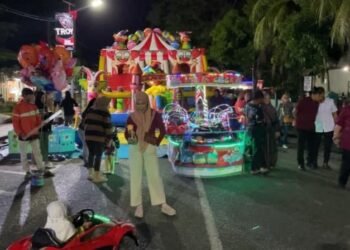 Car Free Night Bawa Berkah Bagi Pedagang di Kalimadu