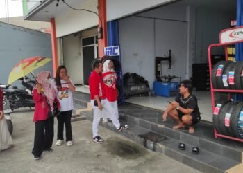 Camat Kota Selatan Turun Beri Imbauan Pemasangan Bendera Merah Putih