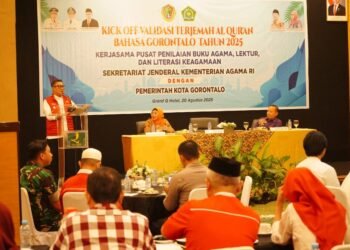 Wawali Indra Buka Kick Off Validasi Terjemahan Al-Qur’an Bahasa Gorontalo