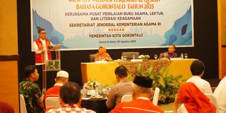 Wawali Indra Buka Kick Off Validasi Terjemahan Al-Qur’an Bahasa Gorontalo