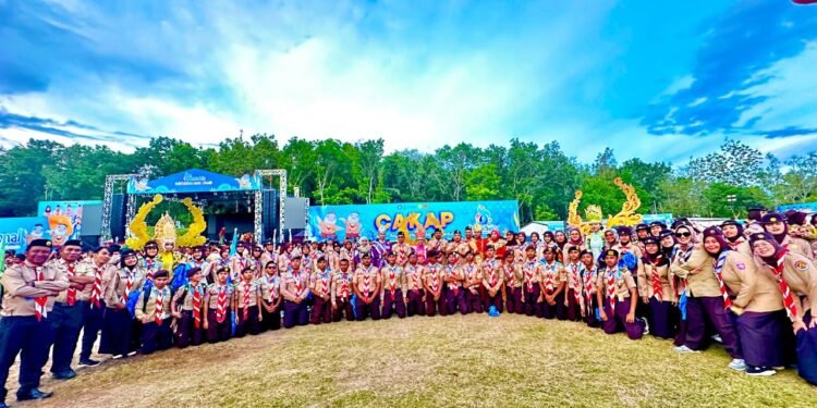 Kontingen Daerah Lain Puji Penampilan Kwarcab Kota Gorontalo Di Karnaval Peran Saka Nasional