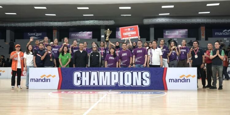 Stingers Girls BINUS University Raih Back-to-Back Championship Liga Mahasiswa 2025