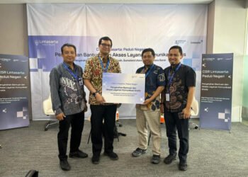 Lintasarta Salurkan Dukungan Digital dan Bantuan Kemanusiaan ke Wilayah Terdampak Bencana di Sumatera