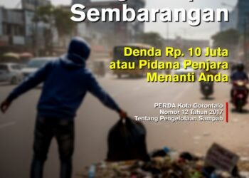 Buang Sampah Sembarangan, Siap-siap  Didenda Rp 10 Juta atau Penjara 3 Bulan