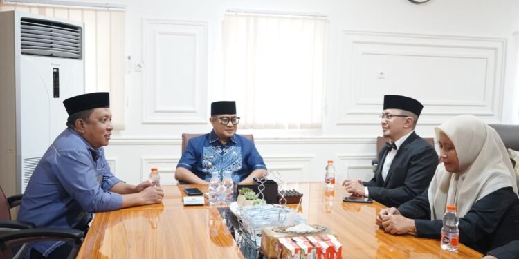 Wawali Indra Silaturahmi dengan Perwakilan Kementerian Haji dan Umrah Gorontalo