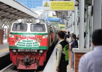 KAI Daop 2 Bandung Catat 5 KA Favorit Pelanggan Selama Angkutan Nataru 2025/2026