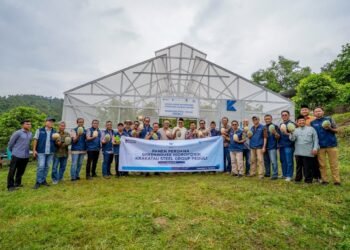Panen Perdana Greenhouse Hidroponik, Krakatau Steel Perkuat Pendidikan Pertanian Modern dan Ketahanan Pangan Pesantren