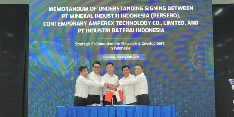 Battery Manufacture Selesai Diinstalasi, Wujudkan Ekosistem Baterai Terintegrasi di Indonesia