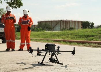 Transformasi Inspeksi Aset Migas Menggunakan Drone Thermal