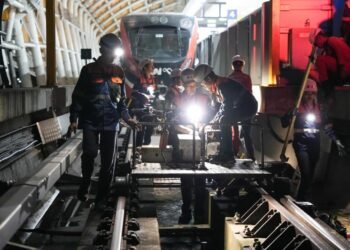 LRT Jabodebek Manfaatkan Waktu Malam untuk Pastikan Jalur Aman dan Andal Setiap Pagi