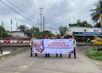 Disiplin di Perlintasan, KAI Divre III Palembang Dorong Kesadaran Keselamatan Bersama