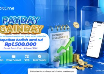 Bittime PayDay GainDay, Manfaatkan Momen Gajian untuk Memaksimalkan Potensi Investasi Aset Kripto Pengguna