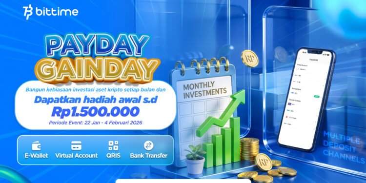 Bittime PayDay GainDay, Manfaatkan Momen Gajian untuk Memaksimalkan Potensi Investasi Aset Kripto Pengguna