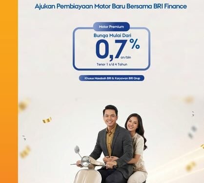 Wujudkan Momen Hangat Bersama Keluarga di Awal Tahun dengan Motor Baru dari BRI Finance