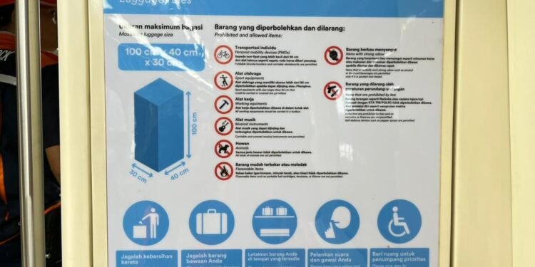 Dari imbauan Barang Bawaan hingga Barang Tertinggal, KAI Jaga Kenyamanan Pengguna di LRT Jabodebek