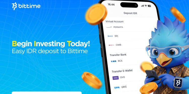Bittime Permudah Setoran IDR melalui Berbagai Jenis Bank, Hadirkan Pengalaman Investasi Aset Kripto yang Lebih Mudah