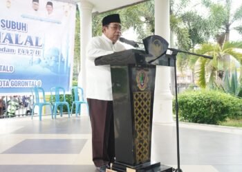 Halal Bihalal Jajaran Pemkot Gorontalo, Walikota Tekankan Pentingnya Keikhlasan Beramal