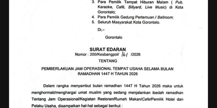 Pemkot Terbitkan Aturan Jam Operasional Tempat Usaha Selama Ramadan