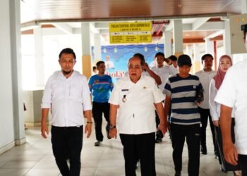 Walikota Pantau Kesiapan Pelaksanaan Sholat Tarwih Di Kompleks Pasar Sentral