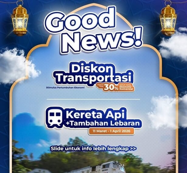 Dukung Stimulus Pemerintah, KAI Daop 2 Bandung Siapkan Layanan Diskon 30 Persen Tiket KA Komersial dan KA Tambahan Angkutan Lebaran 2026