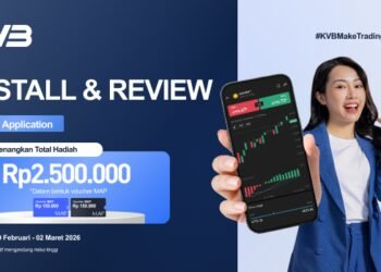 Rating & Review Aplikasi KVB Indonesia, Dapatkan Kesempatan Raih Hadiah Total 2,5 Juta