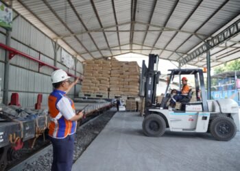 KAI Logistik Kelola 1,1 Juta Ton Barang di Januari 2026, 47% Di antaranya Non Batu Bara