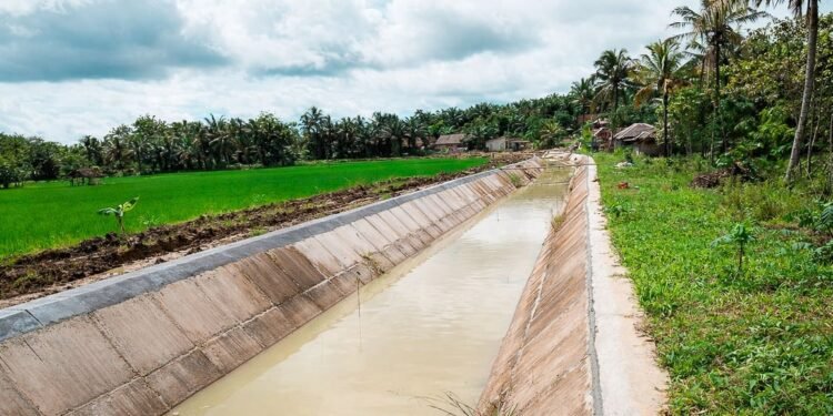 Proyek Irigasi Cibaliung Terapkan Sistem Modular, Gunakan Beton Precast WSBP