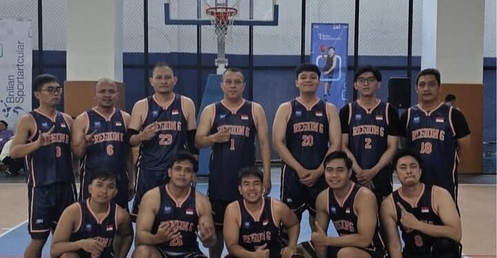 Solid di Lapangan, Tim Basket BRI Region 6/Jakarta 1 Junjung Tinggi Sportivitas