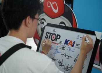 LRT Jabodebek Gelar Sosialisasi Anti Pelecehan di Stasiun Dukuh Atas, Ajak Pengguna Ciptakan Ruang Aman Bersama