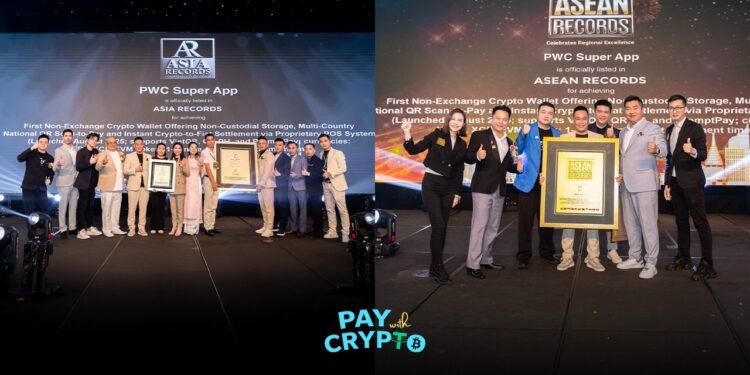 PWC Menjadi Dompet Pembayaran Non-Custodial Pertama yang Diakui oleh ASEAN & Asia Records